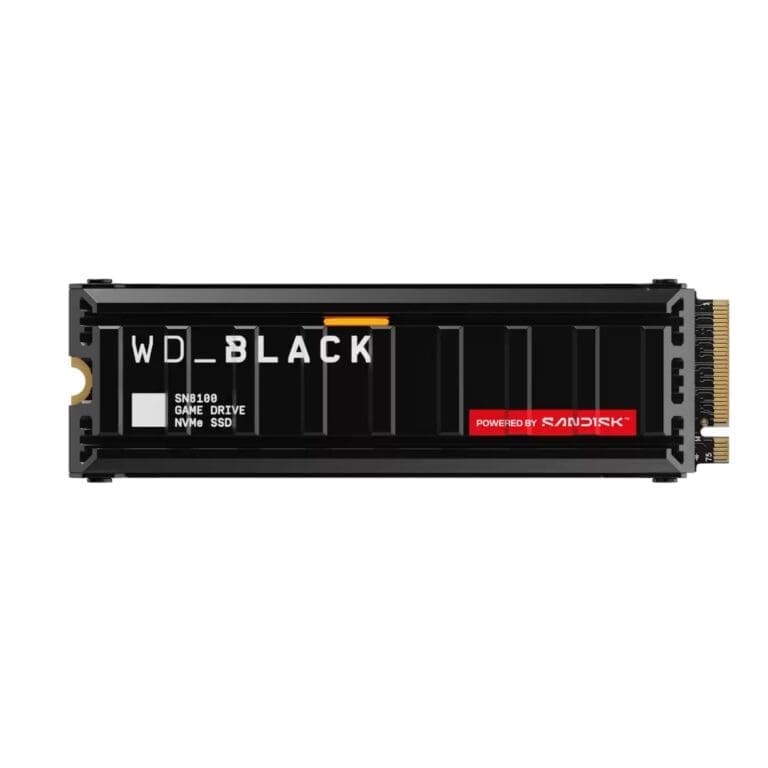 SanDisk WD Black SN8100 2TB NVMe SSD with Heatsink
