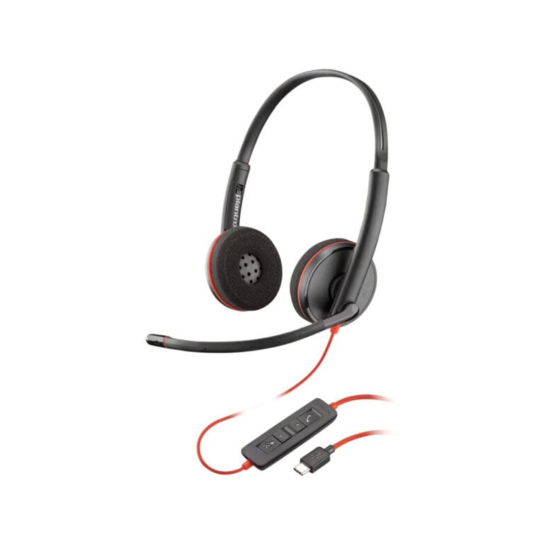 HP Poly Blackwire C3220 USB-C Wired Headset with Case