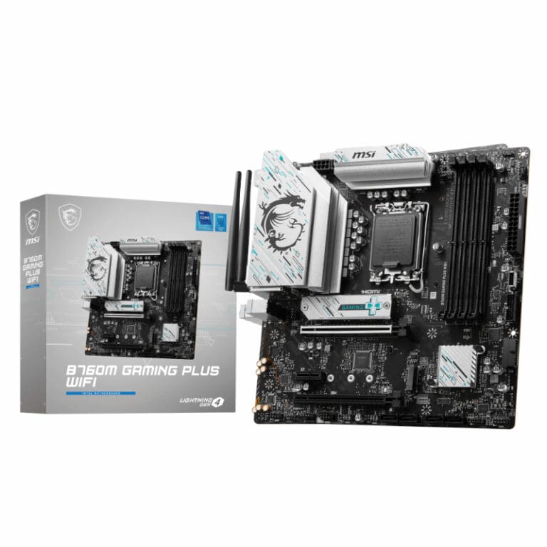 MSI B760M GAMING PLUS WIFI DDR5 LGA1700 Motherboard
