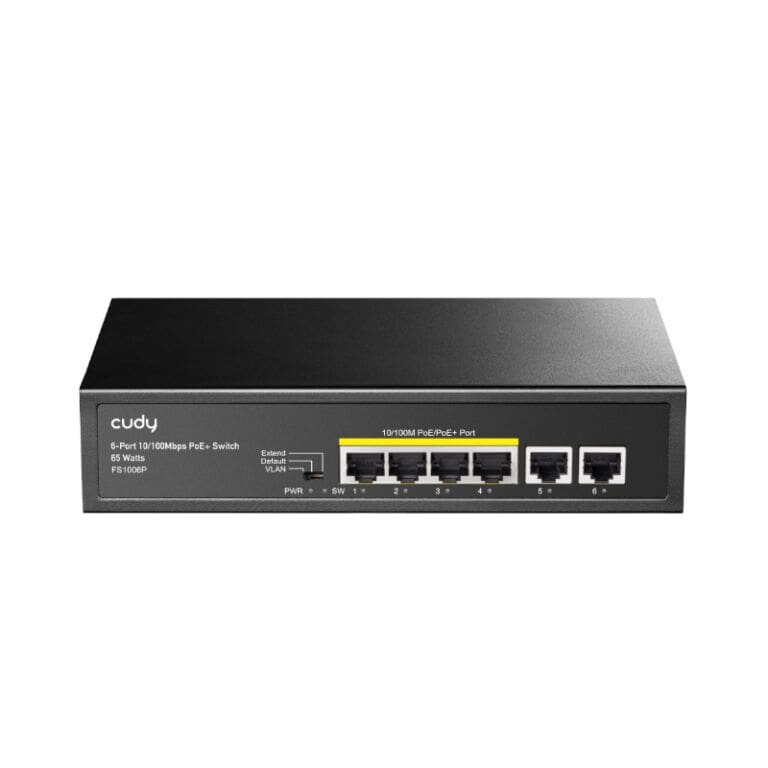 Cudy 6-Port Ethernet Unmanaged Switch with 4-Port PoE