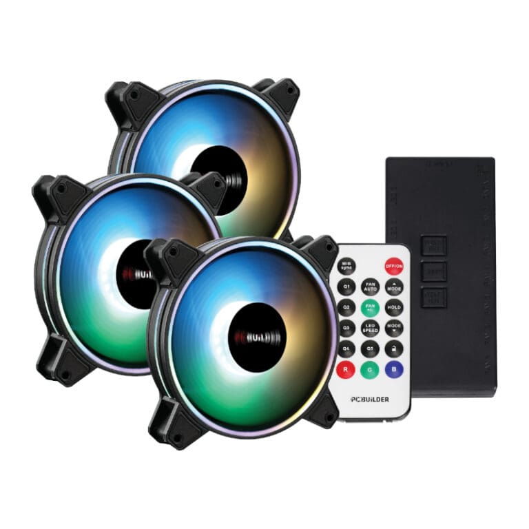PCBuilder Tempest Chill 3x120mm ARGB Fan Kit