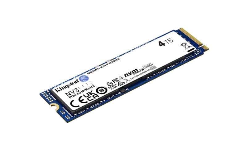 Kingston NV3 4000GB M.2 PCIe 4.0 NVMe SSD