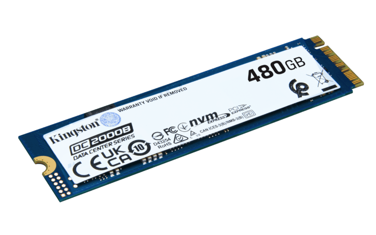 Kingston 480GB DC2000B PCIe 4.0 M.2 2280 Enterprise SSD