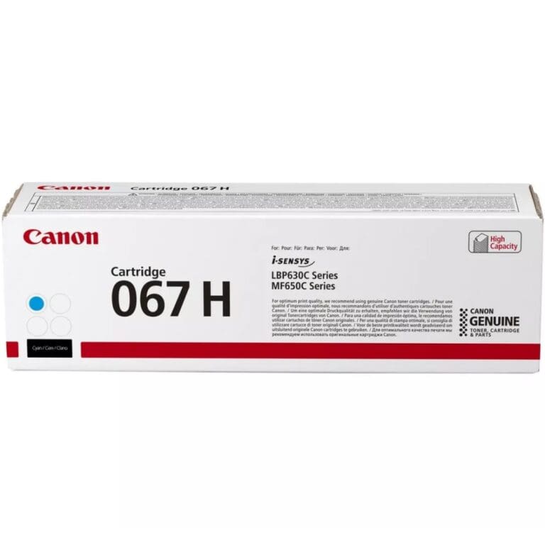 Canon CRG 067H Cyan Toner Cartridge 2350 Yield