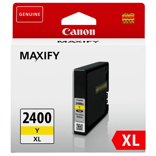Canon PGI-2400XL Yellow Ink Cartridge 4-Pack