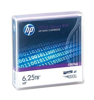 HP LTO6 6.25TB RW Data Cartridge