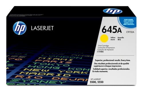 HP 645A Yellow Print Cartridge C9732A