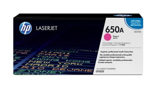 HP 650A Magenta Toner Cartridge CE273A