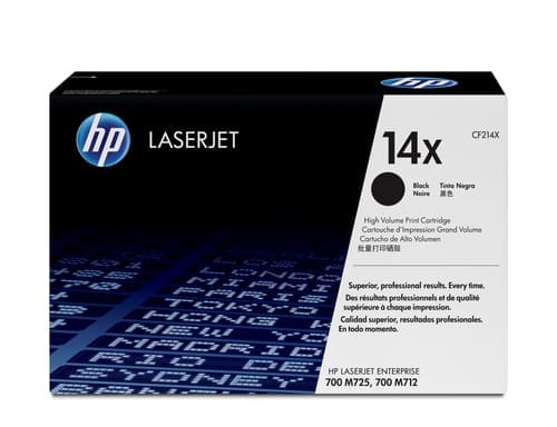 HP 14X Black Toner Cartridge CF214X
