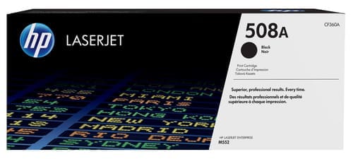 HP 508A Black Toner Cartridge CF360A