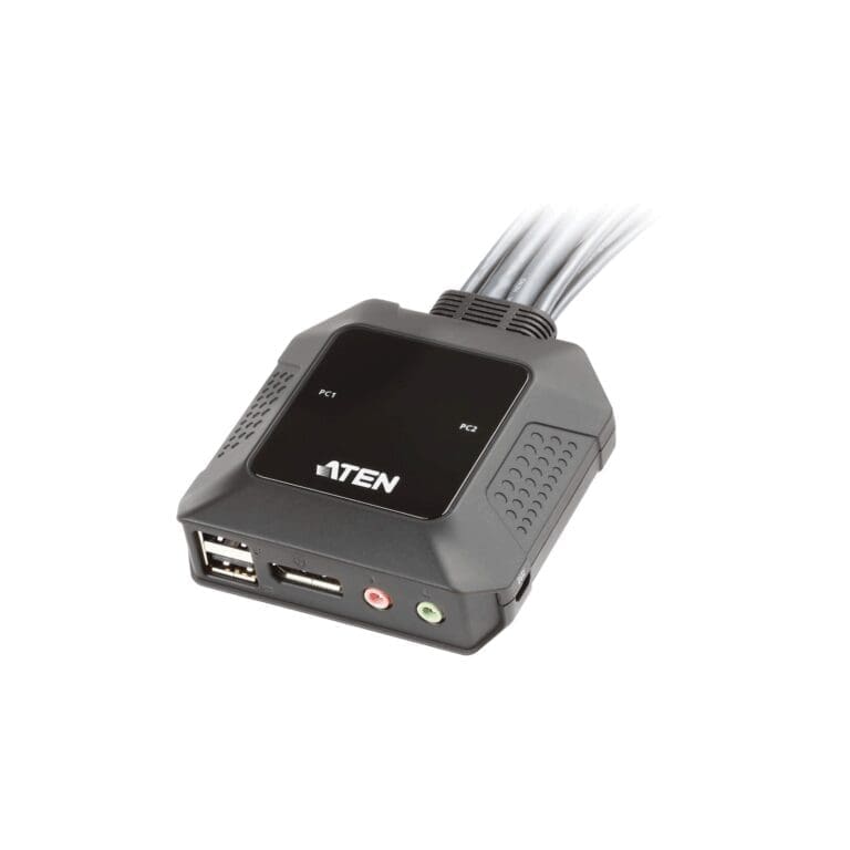Aten USB 2-Port DisplayPort Cable KVM Switch