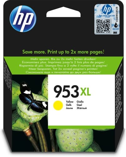 HP 953XL High Yield Yellow Ink Cartridge