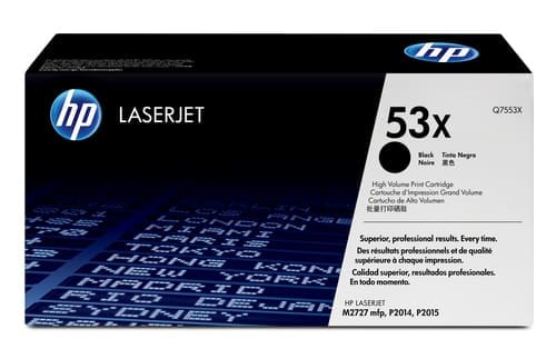 HP 53X Black LaserJet Toner Cartridge Q7553X