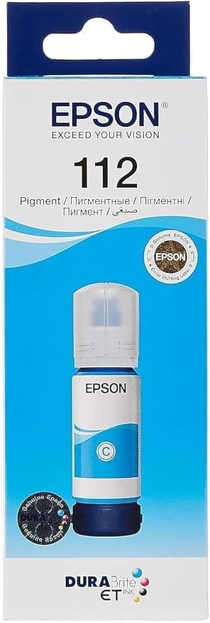 Epson 112 Cyan Ink Bottle 70ml