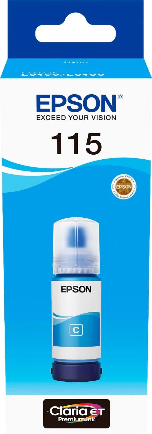 Epson 115 Cyan Ink Bottle 70ml for EcoTank