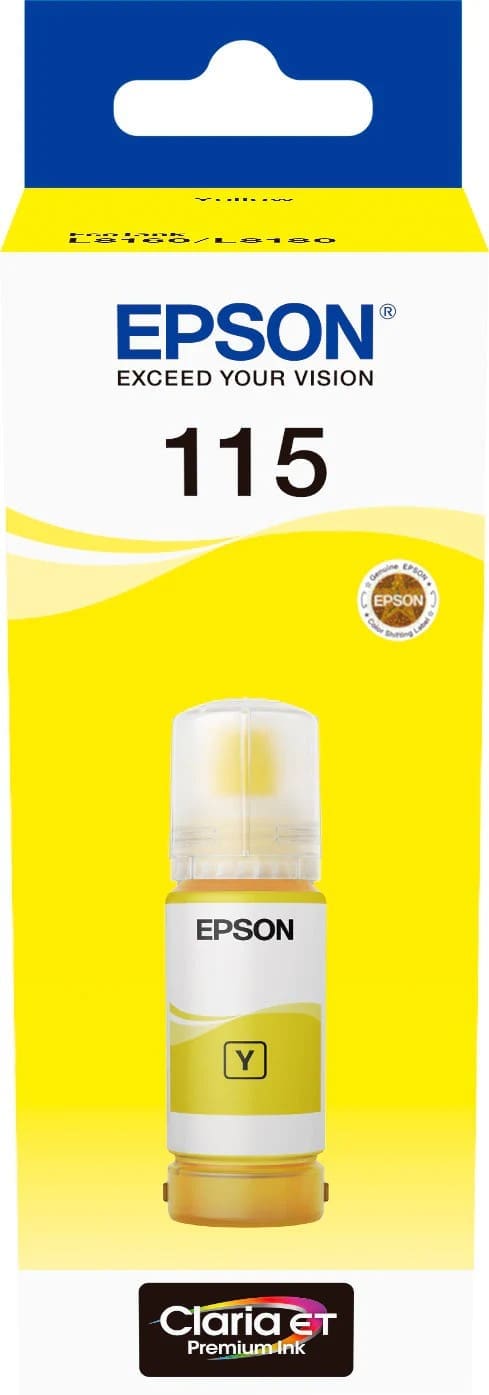 Epson 115 Yellow Ink Bottle 70ml for EcoTank