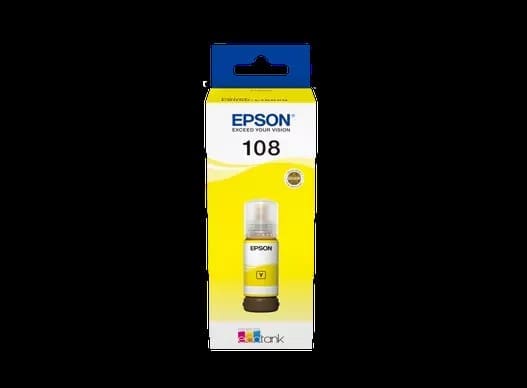 Epson 108 Yellow Ink Bottle 70ml