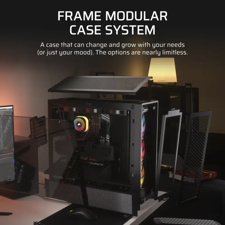 Corsair FRAME 4000D RS ARGB Black Modular Mid-Tower Case