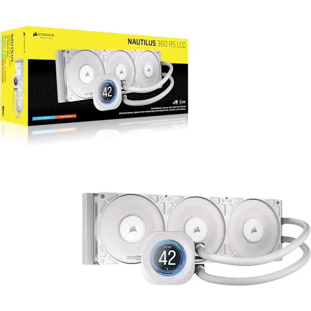 Corsair Nautilus 360 RS LCD White 360mm AIO Cooler