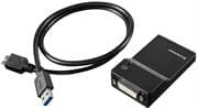 Lenovo USB 3.0 to DVI/VGA Monitor Adapter 0B47072