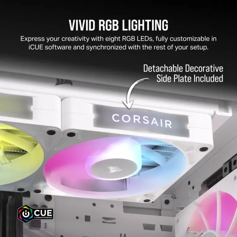 Corsair iCUE LINK RX140 RGB 140mm PWM Fan White