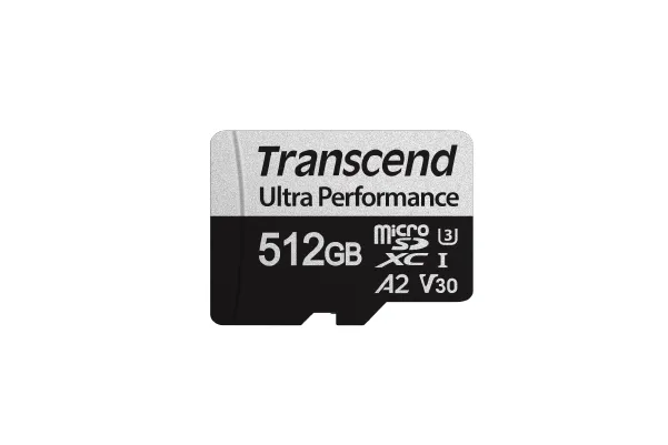 Transcend USD340S 512GB microSDXC U3 V30 A2 Card