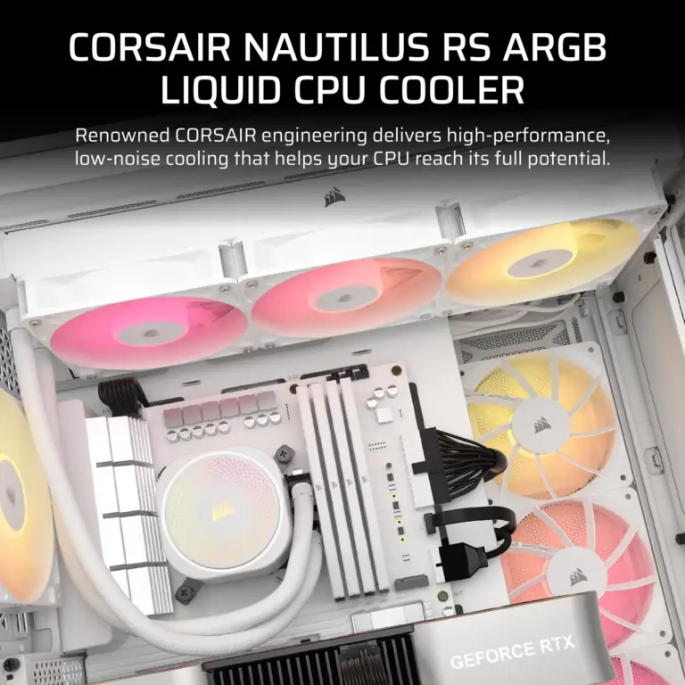 Corsair Nautilus 360 RS ARGB White 360mm Liquid CPU Cooler