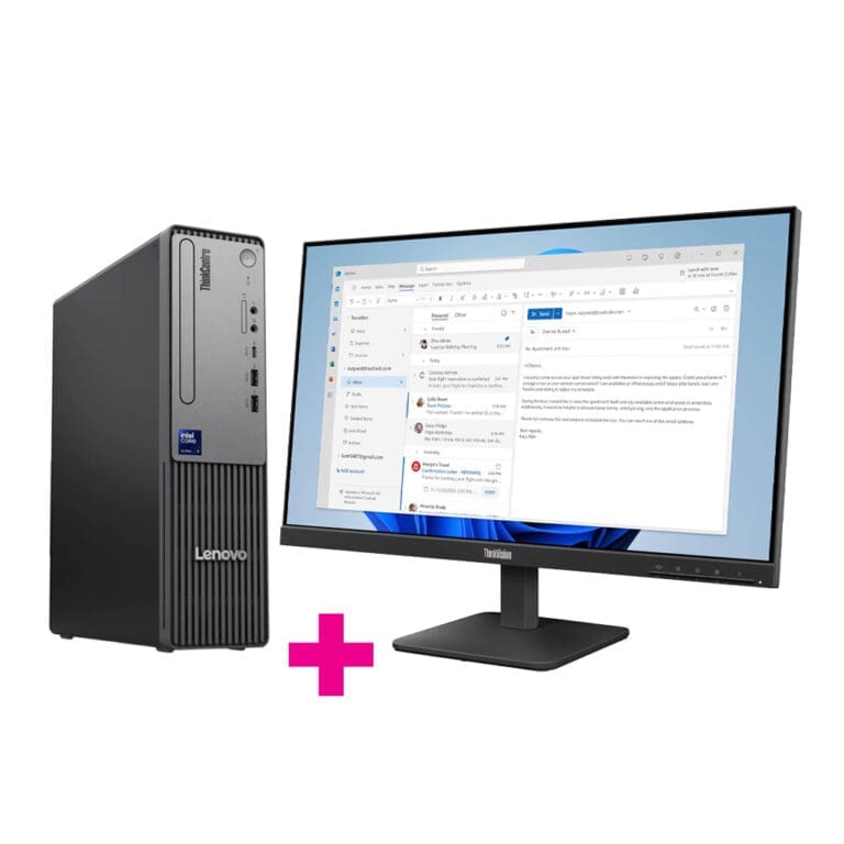 Lenovo Neo 50s G6 SFF Desktop PC + 23.8" Monitor