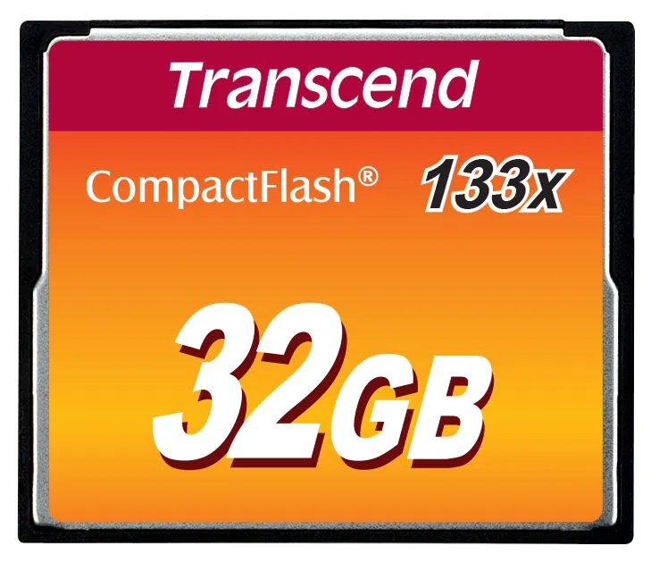 Transcend 32GB CompactFlash 133x Memory Card