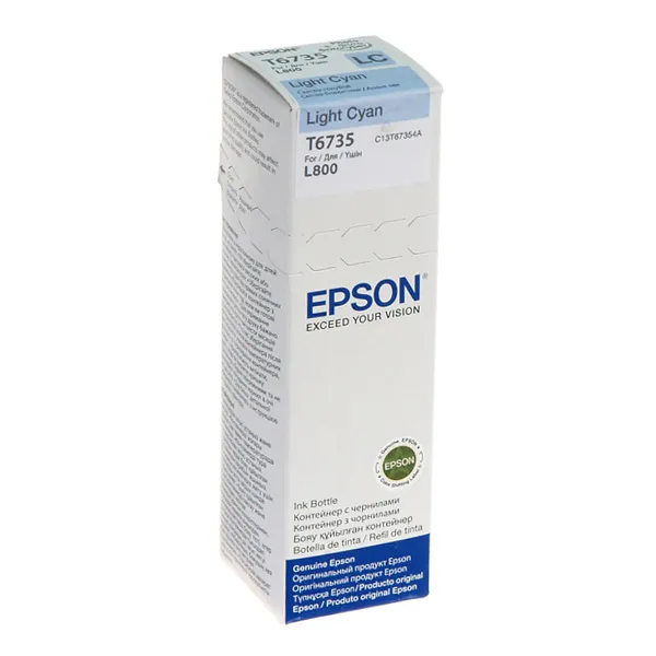 Epson T6735 Light Cyan EcoTank Ink Bottle 70ml