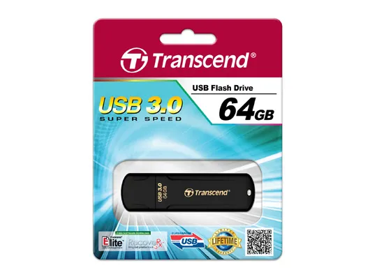 Transcend JetFlash 700 64GB USB 3.2 Gen 1 Flash Drive