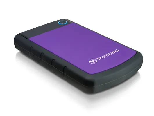 Transcend StoreJet 25H3 2TB Rugged External HDD Purple