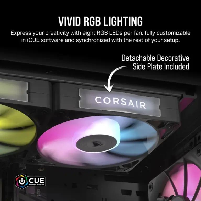 Corsair iCUE LINK RX120 RGB 120mm PWM Triple Starter Kit