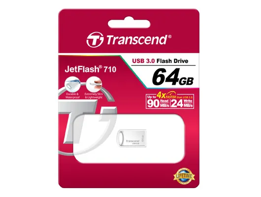 Transcend JetFlash 710 64GB USB 3.2 Flash Drive