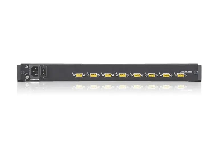 ATEN 8-Port PS/2-USB VGA LCD KVM Switch with 19-inch Console