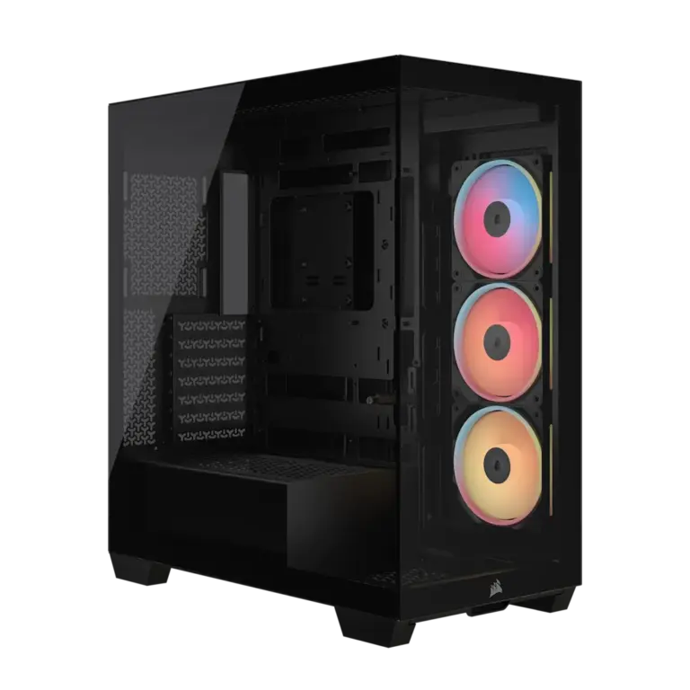 Corsair 3500X LX-R RGB iCUE LINK Mid-Tower Case - Black