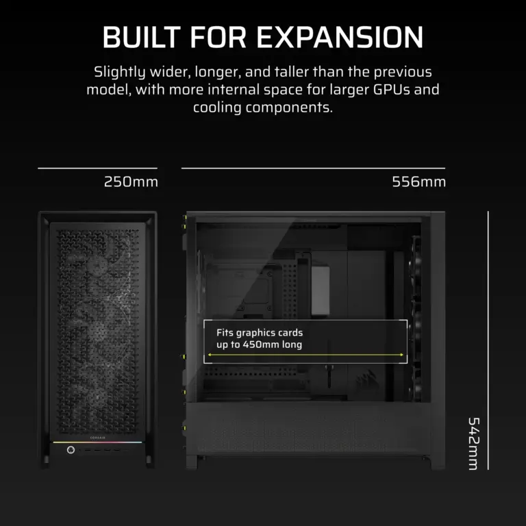 Corsair FRAME 5000D RS Black Mid-Tower PC Case
