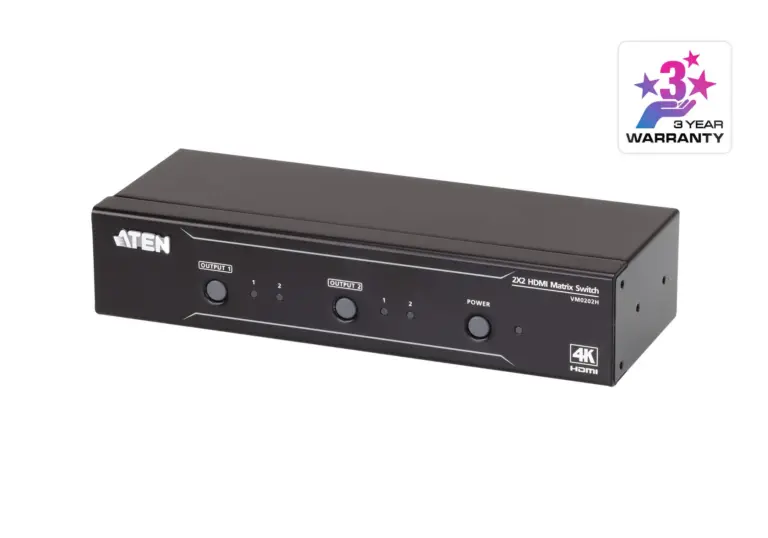 ATEN VM0202H 2x2 4K HDMI Matrix Switch