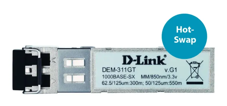 D-Link DEM-311GT Gigabit Multimode SFP Transceiver