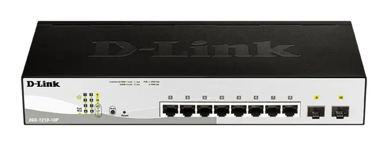 D-Link DGS-1210-10P 8-Port Gigabit PoE Smart Switch