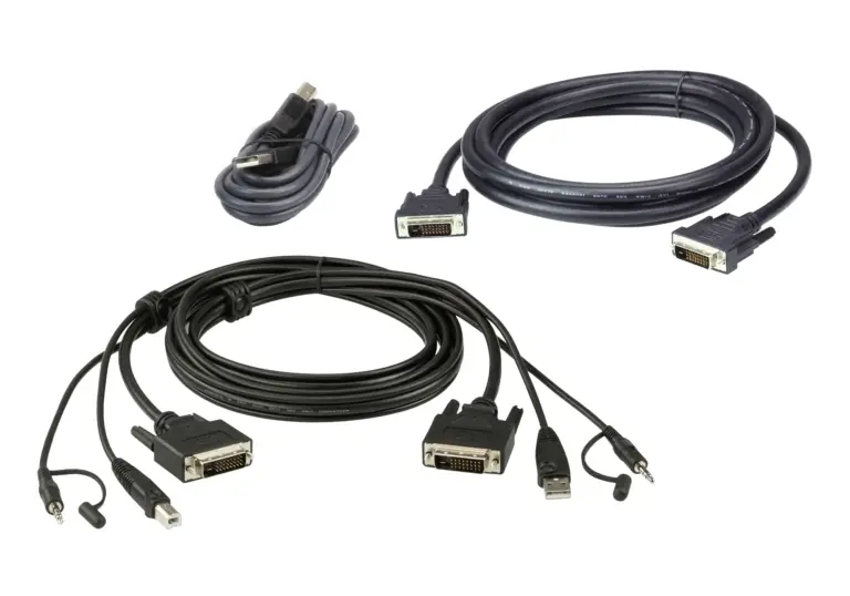 ATEN 2L-7D02UDX3 1.8m Dual-Display Secure KVM Cable Kit