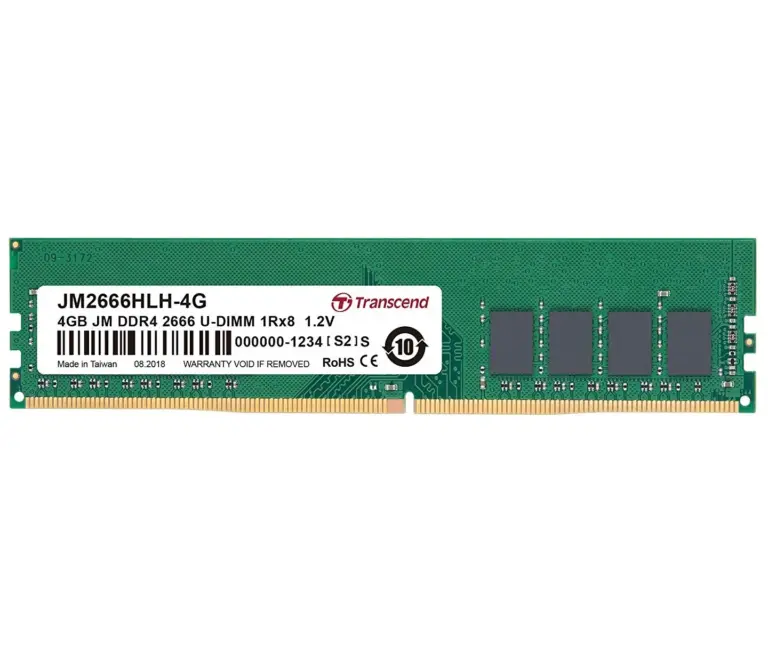 Transcend JetRam 4GB DDR4 2666MHz Desktop U-DIMM RAM