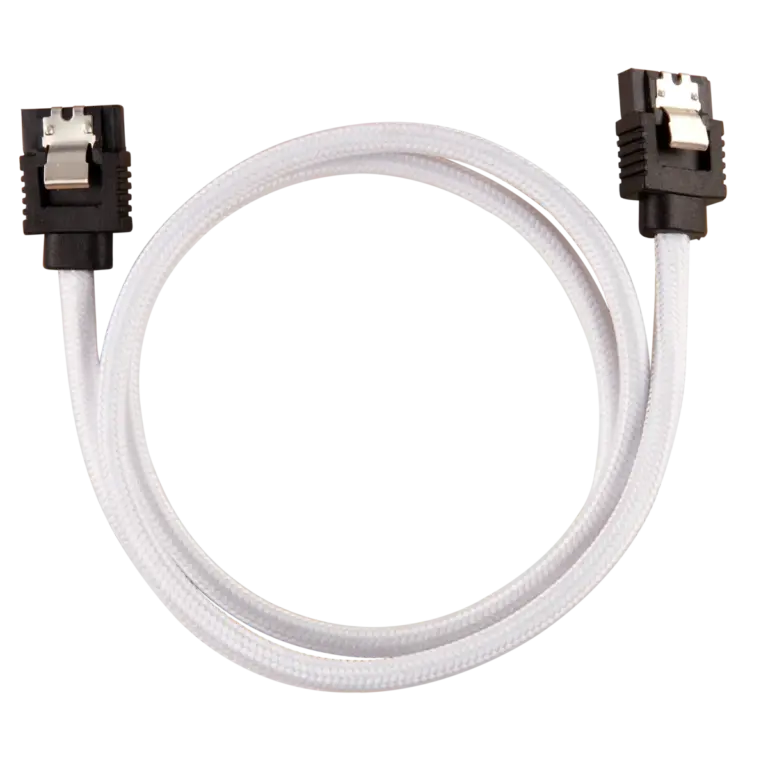 Corsair Premium Sleeved SATA Data Cable Set White 60cm
