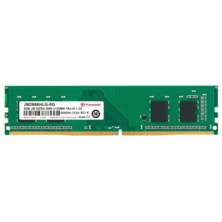 Transcend JetRam 8GB DDR4-2666 Desktop U-DIMM