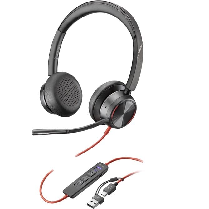 Poly Blackwire 8225 Stereo USB-C ANC Headset