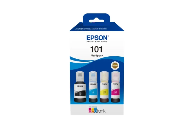 Epson 101 EcoTank 4-Colour Ink Bottle Multipack