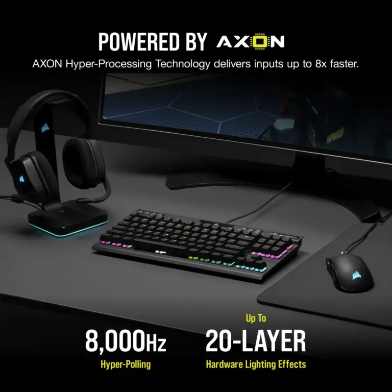 Corsair K70 RGB TKL OPX Optical-Mechanical Keyboard