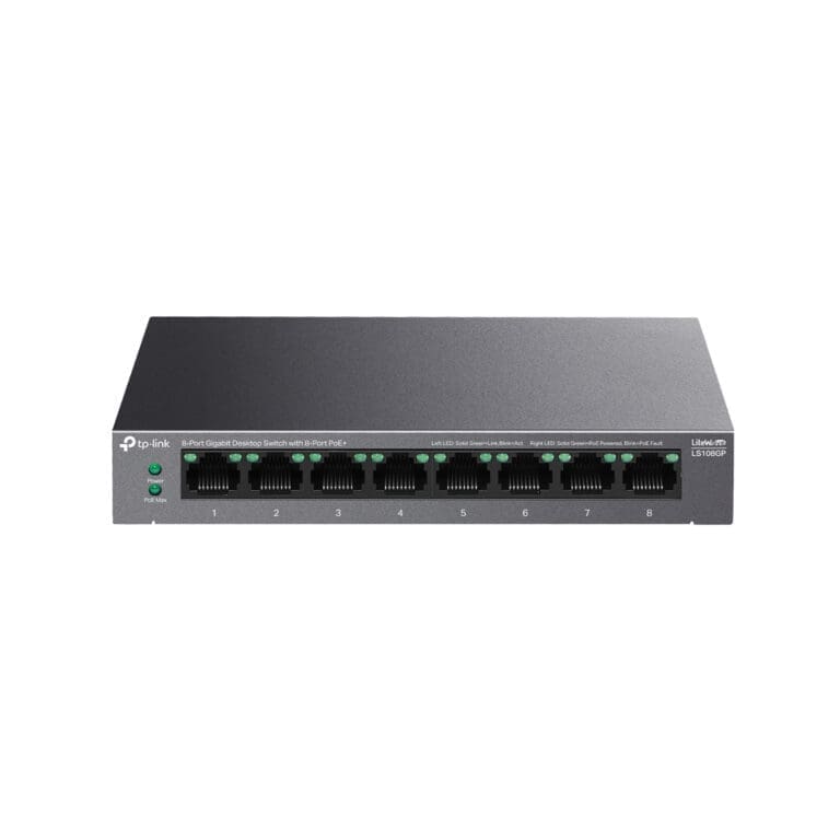 TP-Link LS108GP 8-Port Gigabit PoE+ Switch