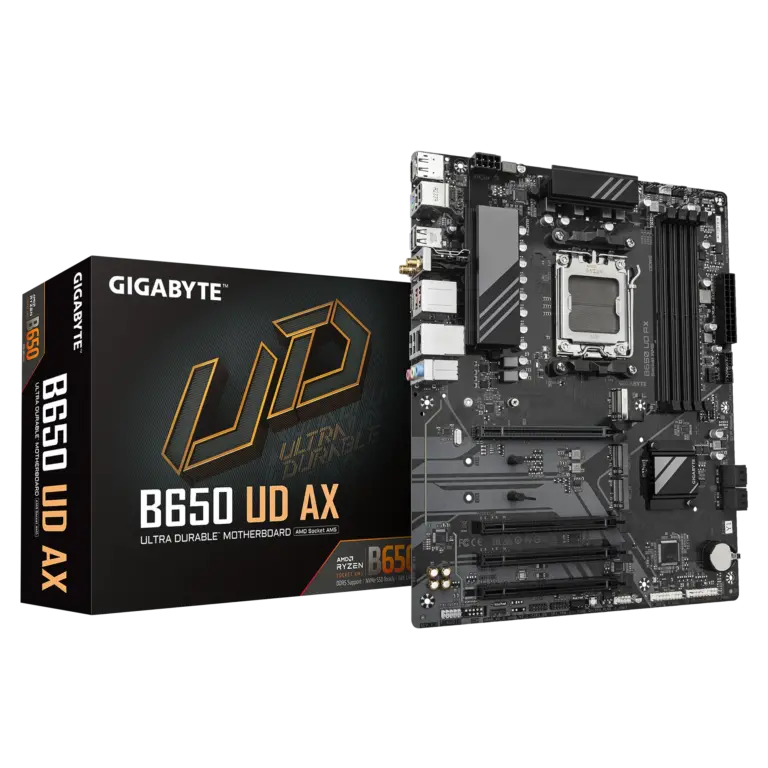 Gigabyte B650 UD AX AM5 DDR5 Wi-Fi 6 ATX Motherboard