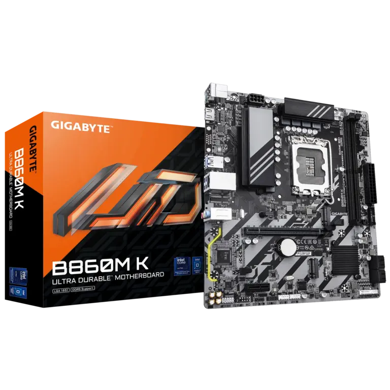 Gigabyte B860M K Intel B860 LGA 1851 mATX Motherboard